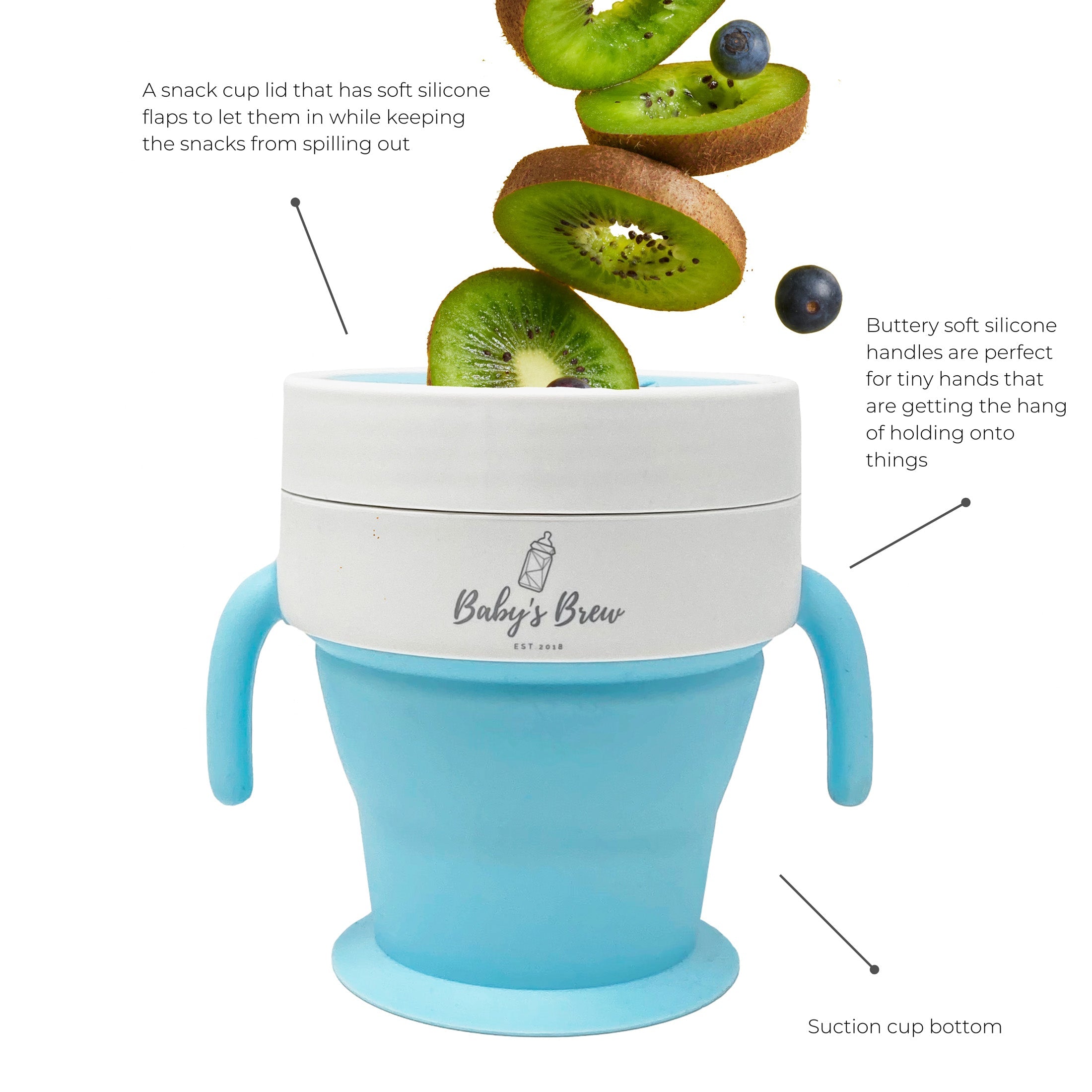 Baby Shower Bundle | Complete Silicone Baby Feeding Gift Set with Bottle Warmer, Bowls, Spoons & Snack Cups