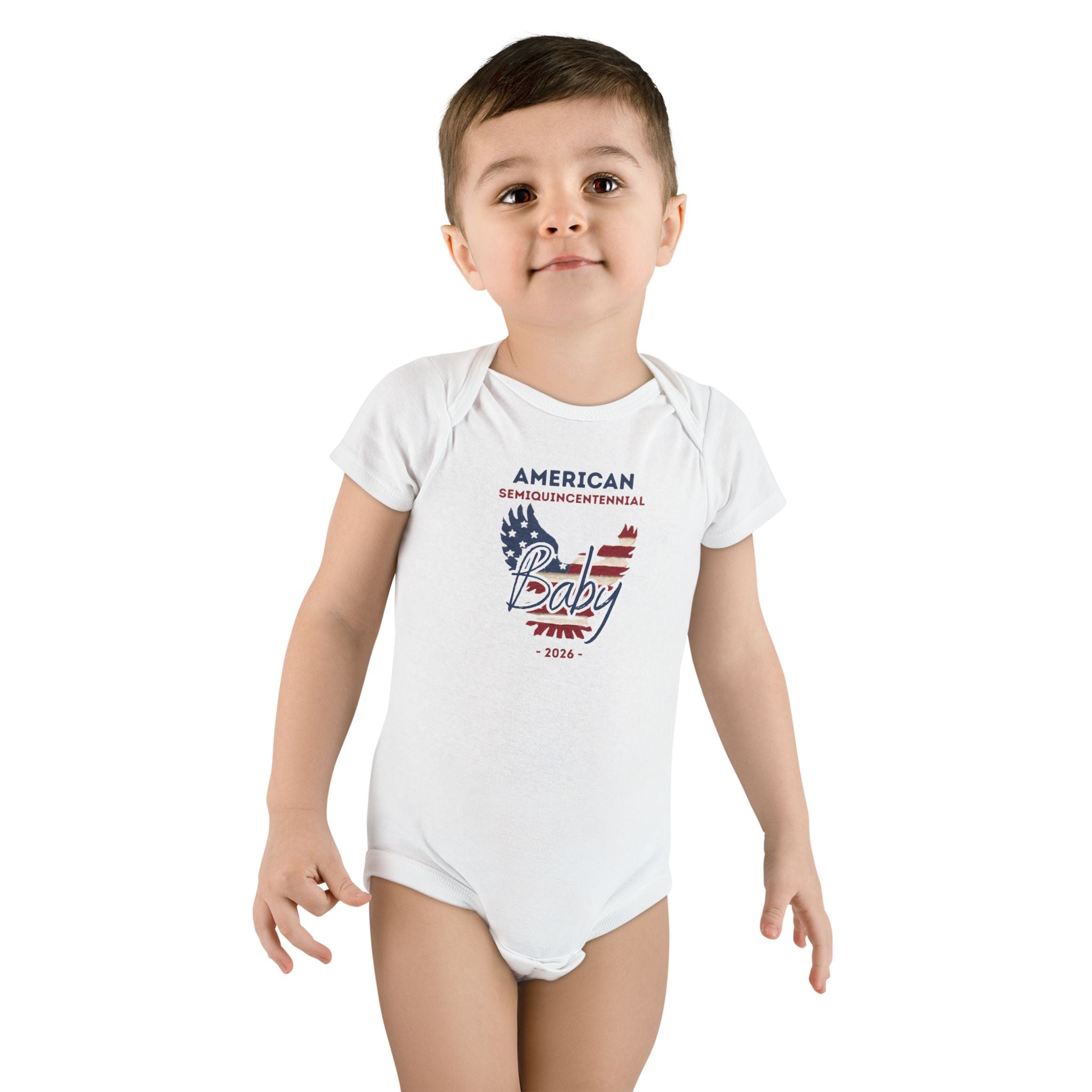 American Baby Onesie – Patriotic USA Flag Onesie (Semiquincentennial 2026)