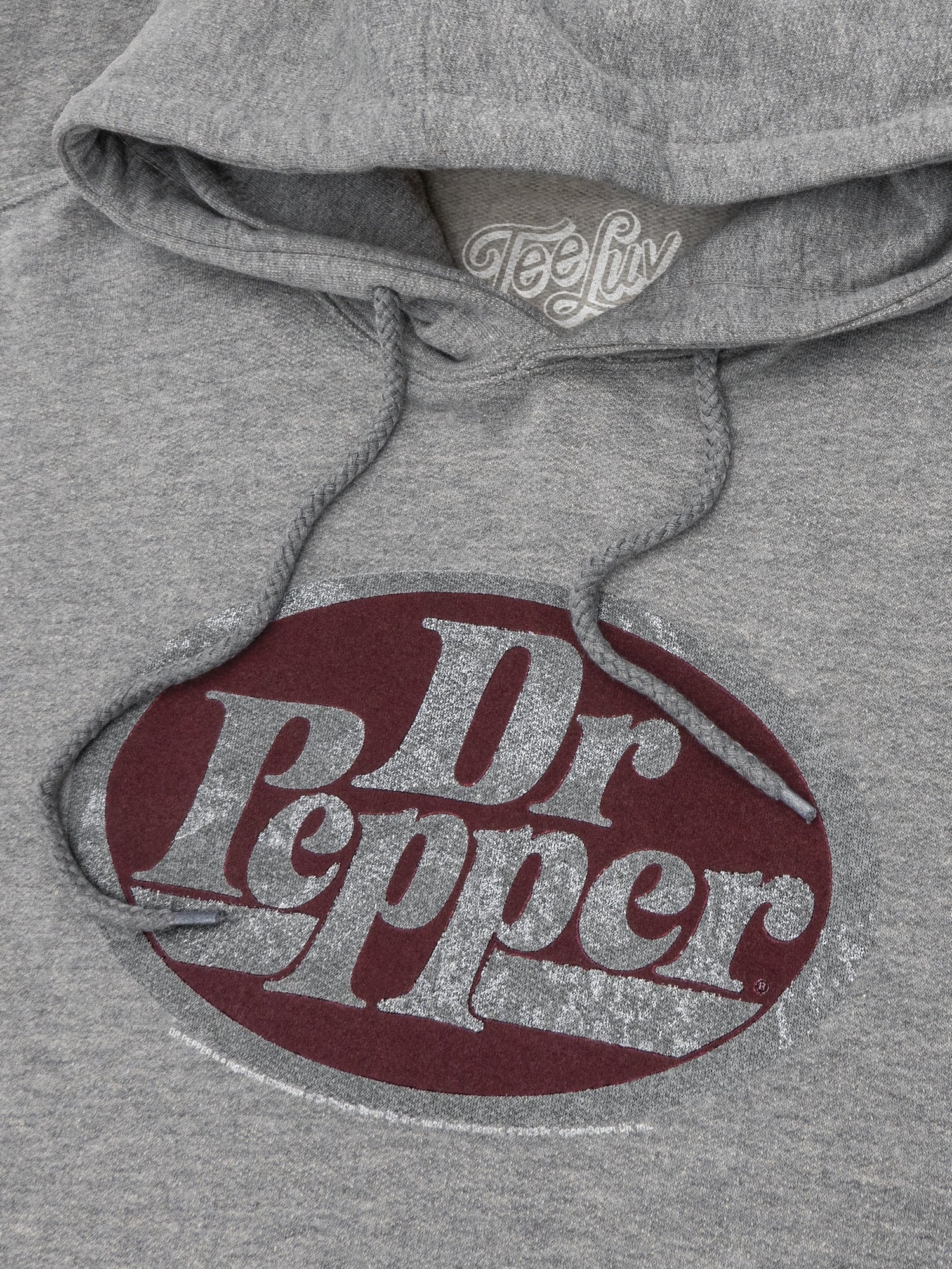 Dr Pepper Silver Logo Hoodie | Cozy French Terry Pullover