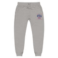 America 250 Sweatpants – Unisex Patriotic Fleece Joggers in White & Gray | USA Semiquincentennial 2026