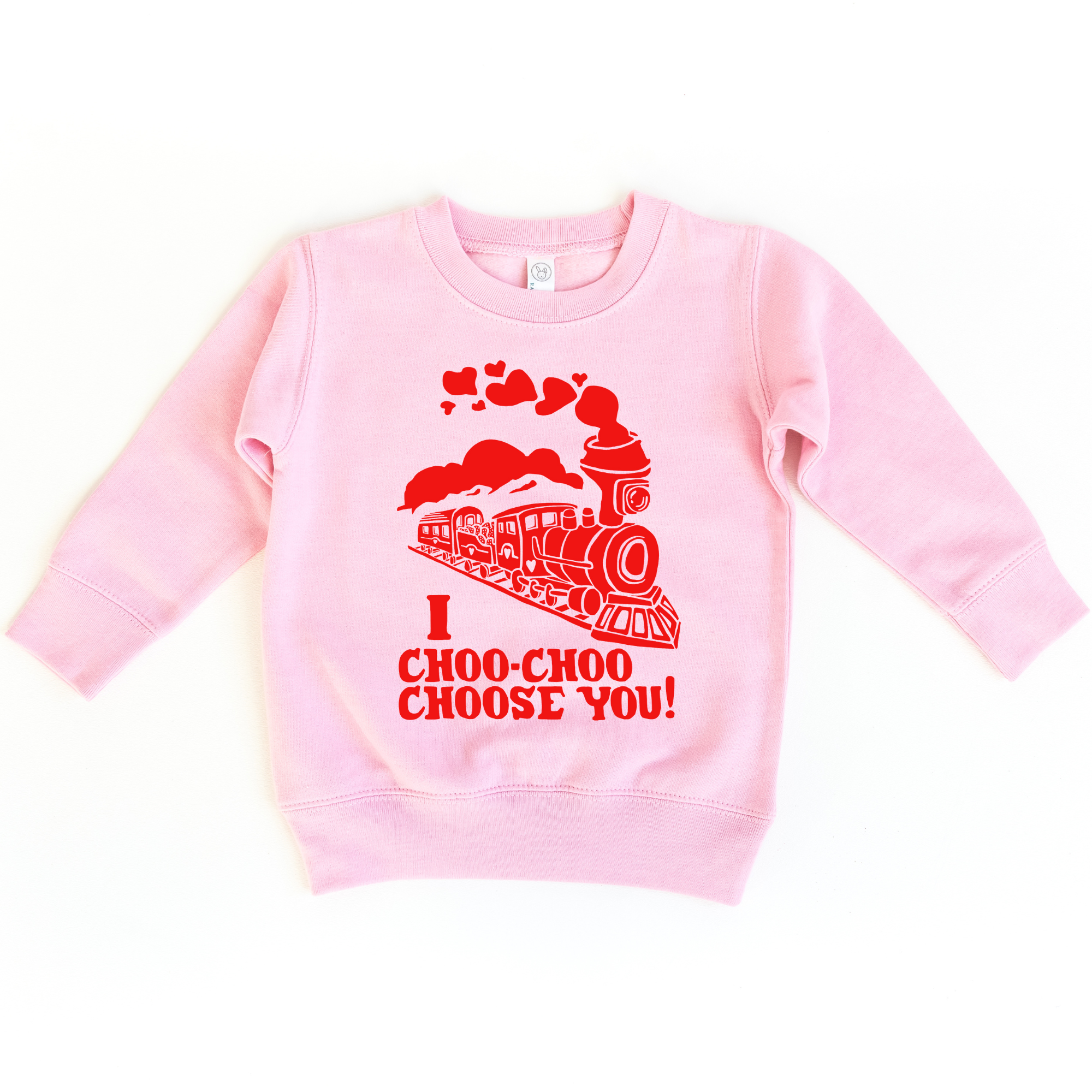 I Choo Choo Choose You Sweatshirt | Cute Valentine Graphic Fleece Crewneck