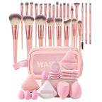 40-Piece Beauty Tools Makeup & Face Wash Set | Hydrophilic Non-Latex Sponge & Blender Kit