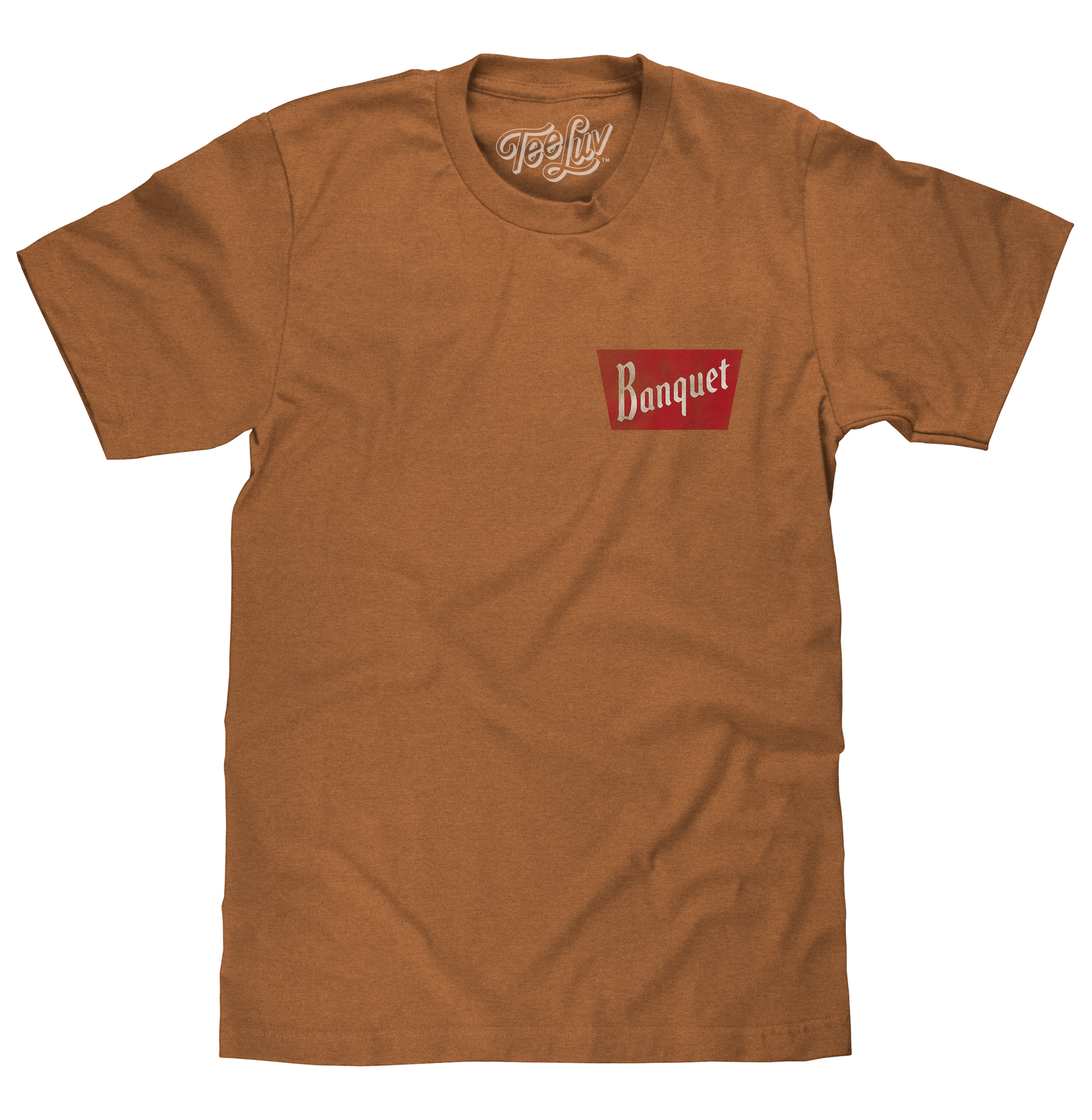 Coors Banquet Rodeo Bull Rider T-Shirt – Vintage Brown Sugar Cotton Beer Tee with Front & Back Graphic