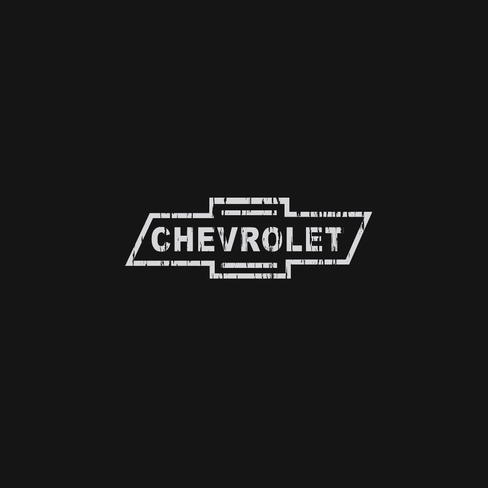 Chevrolet USA Vintage T-Shirt – Black | Distressed Bowtie Logo American Made Tee