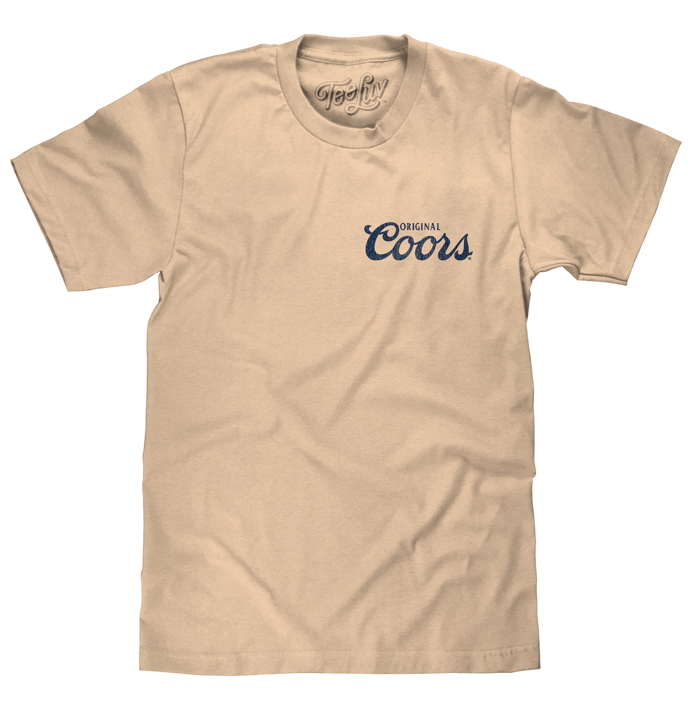 Original Coors Rodeo Legend T-Shirt – Cream | Vintage Double-Sided Beer Logo Tee
