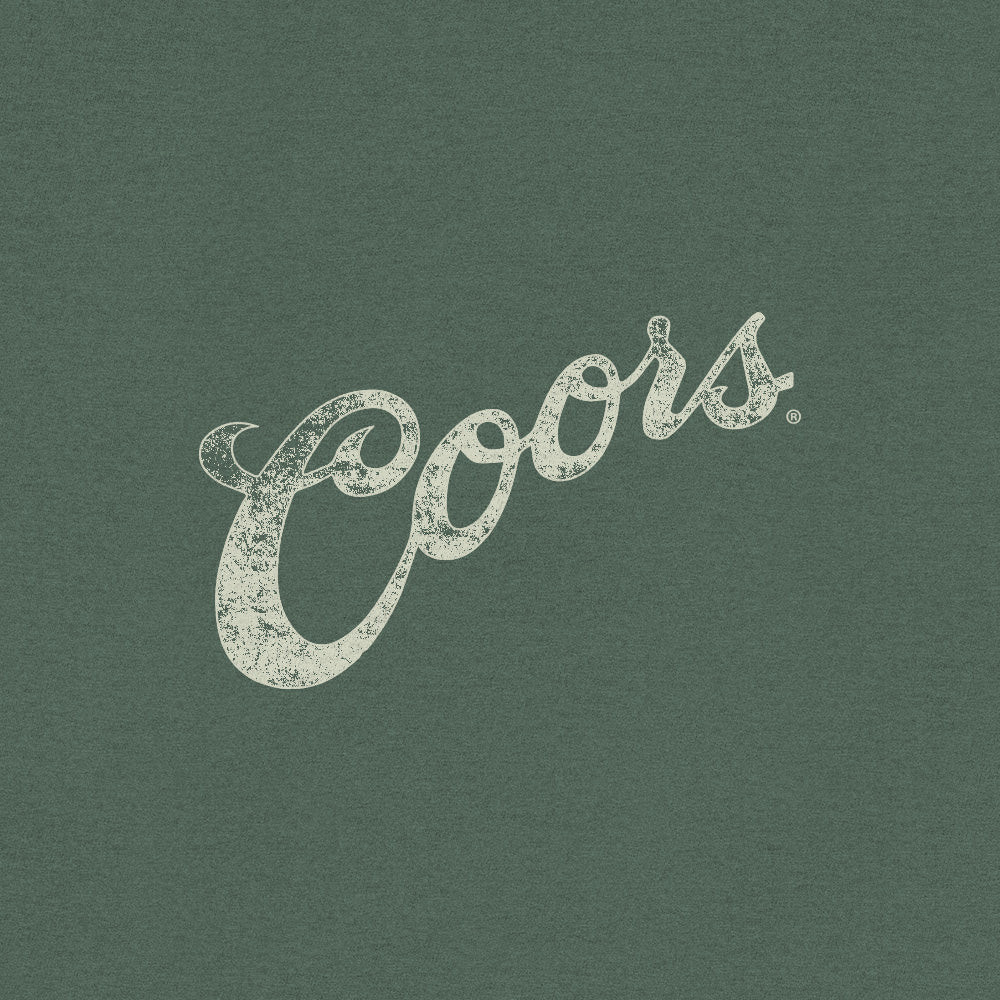 Coors Banquet Rodeo Horse T-Shirt – Cypress Green | Vintage Beer Front Pocket Tee