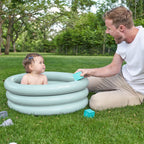 Babymoov Aquadots Inflatable Baby Bathtub & Paddling Pool | Portable 2-in-1 Newborn to Toddler Bath