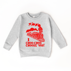I Choo Choo Choose You Sweatshirt | Cute Valentine Graphic Fleece Crewneck