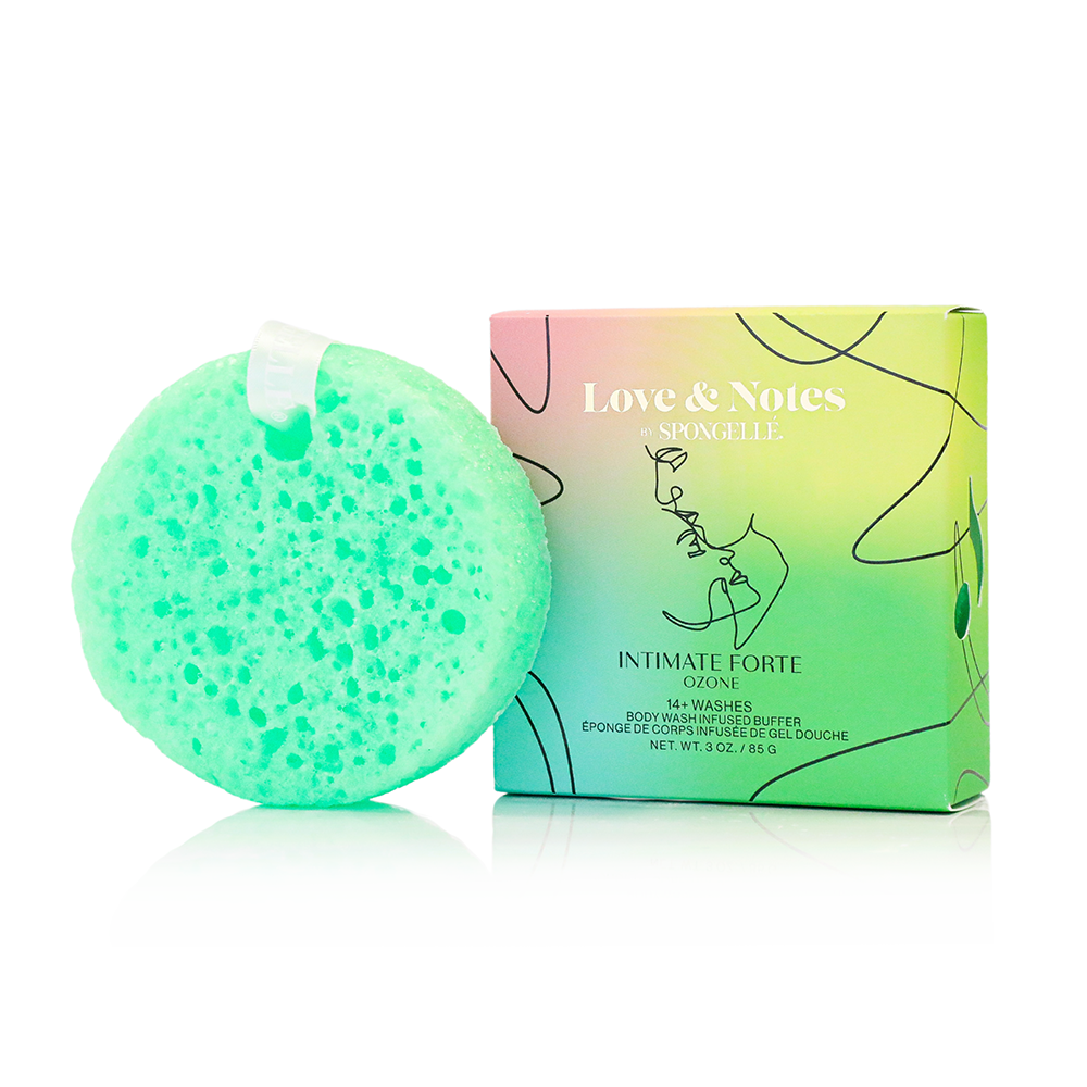 Intimate Forte Love & Notes Trio Gift Set – Body Wash Infused Buffer®, Travel Spongette® & Eau de Toilette