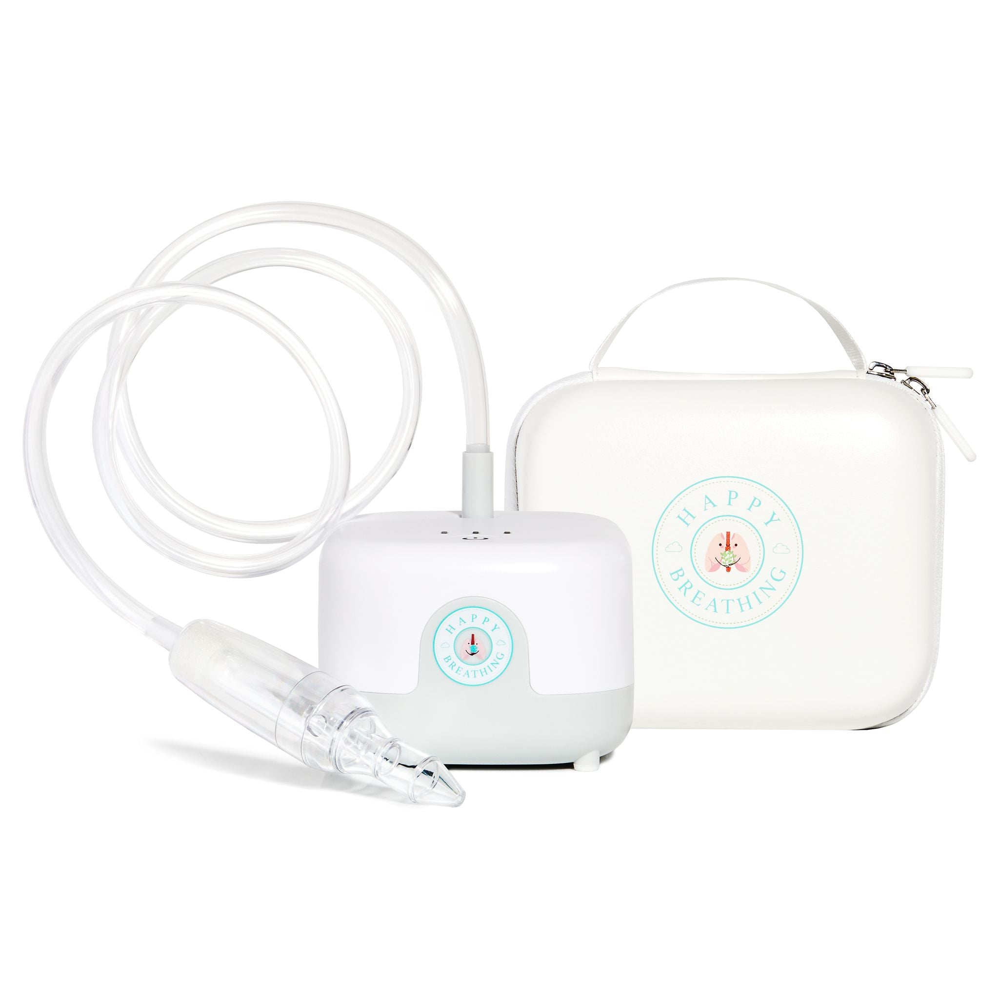 Happy Breathing Suction Baby Nasal Aspirator | Hospital-Grade Electric Nose Cleaner for Babies